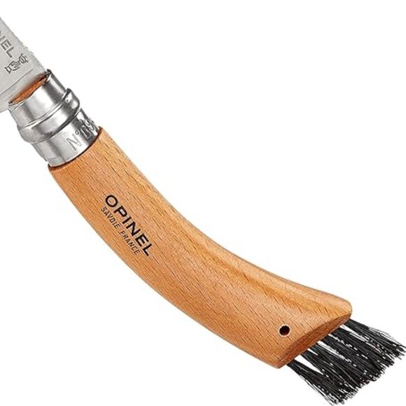 New! Opinel Mushroom Knife with Brush - Picture 3 of 6